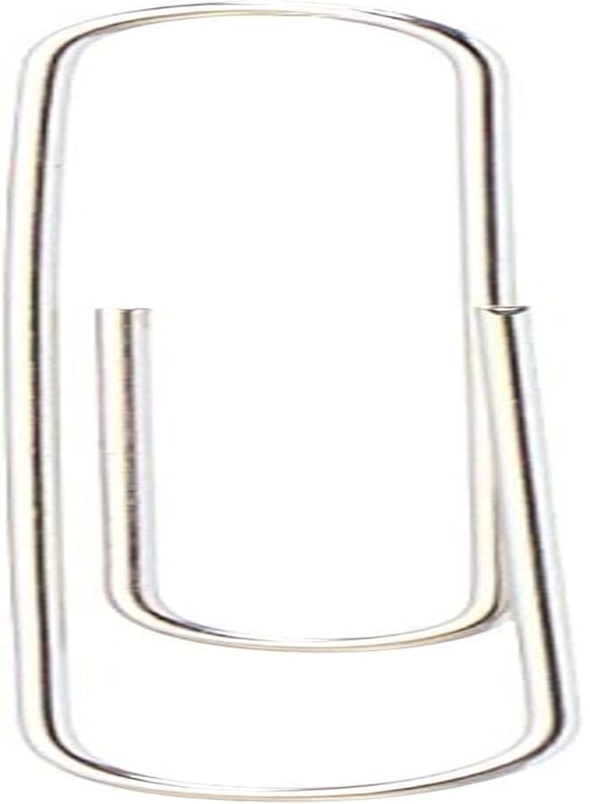 High quality paper clips 50mm set of 100 pcs. - silver